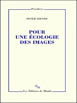 cover image of Pour une écologie des images